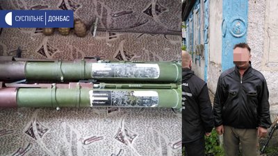 На Луганщині прикордонники знайшли зброю та боєприпаси бойовиків