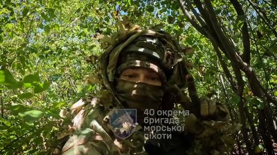 Український військовий під час операції «Аудит»