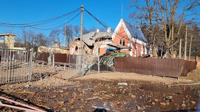 Будинок Музею Українських старожитностей Василя Тарновського зазнав обстрілів Будинок Музею Українських старожитностей Василя Тарновського зазнав обстрілів