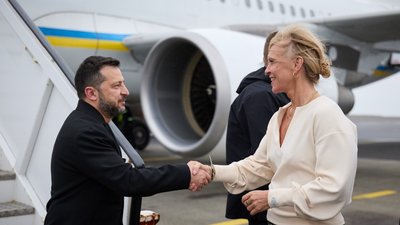 Зеленський та Гуннарсдоттір