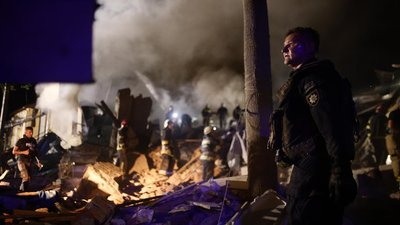 Ракетний удар РФ по Харкову 17 серпня: фото з місця події Ракетний удар РФ по Харкову 17 серпня: фото з місця події