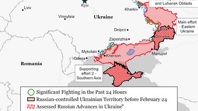 Експансія далеко за межами Донбасу — ISW про цілі РФ у війні Експансія далеко за межами Донбасу — ISW про цілі РФ у війні