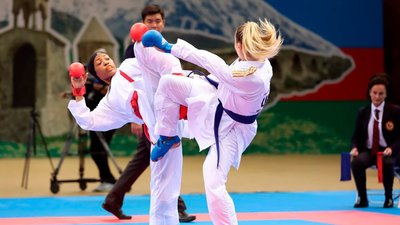 Три спортсменки з Одещини стали чемпіонками з карате в Баку Три спортсменки з Одещини стали чемпіонками з карате в Баку