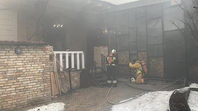 Пожежа в ресторані: зранку у Рівному горів Amsterdam Пожежа в ресторані: зранку у Рівному горів Amsterdam