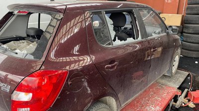 СТО після ракетного удару СТО після ракетного удару