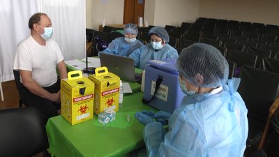 У Житомирі знизилися темпи вакцинації від COVID-19 У Житомирі знизилися темпи вакцинації від COVID-19