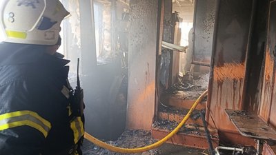 У Запоріжжі сталася пожежа в двоповерховому будинку