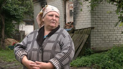 Жителька Слободи на Чернігівщині Наталія Святкун