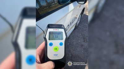 Нетверезі водії на Чернігівщині: зупинили водія, рівень алкоголю перевищував норму