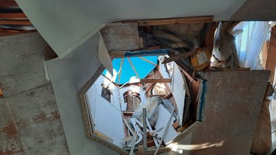 У Запоріжжі зруйнований храм УПЦ У Запоріжжі зруйнований храм УПЦ