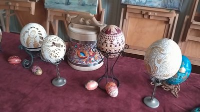 Писанки, які створила Наталія, купував президент. Писанки, які створила Наталія, купував президент.