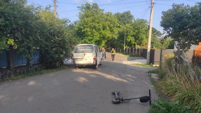 Фото з місця ДТП у селі Кам’янопіль