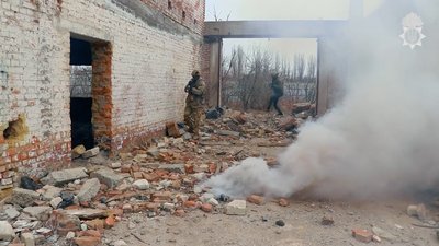 Відпрацьовували три спроби штурму: вінницькі нацгвардійці "вели бій" у міській місцевості