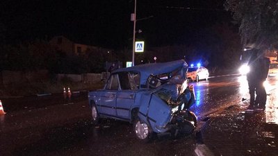На Тернопільщині під час зливи зіткнулися чотири автомобілі. Один з водіїв загинув