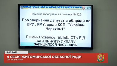 Житомирська облрада звернеться до Кабміну щодо перевірки законності дій Держгеокадастру