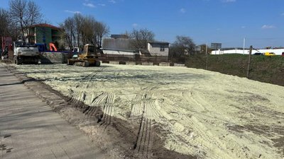Підготовчі будівельні роботи на вул. Т. Шевченка