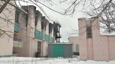 Склад після пожежі Склад після пожежі
