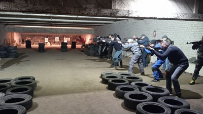 У Тернополі ветерани російсько-української війни провели вишкіл для чоловіків