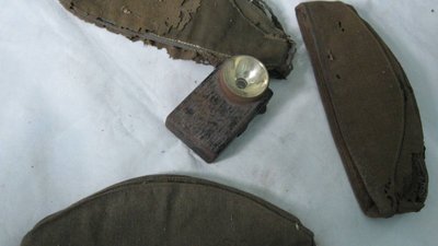Ліхтарик повстанців, знайдений у церкві села Кордишів Ліхтарик повстанців, знайдений у церкві села Кордишів