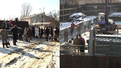 В Одесі мітингували проти будівництва семиповерхівки, забудовник викликав копів