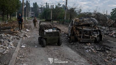 Українські військові 93 ОМБр «Холодний Яр» на Донеччині