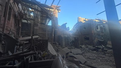 Ізюм удар по промисловому підприємству