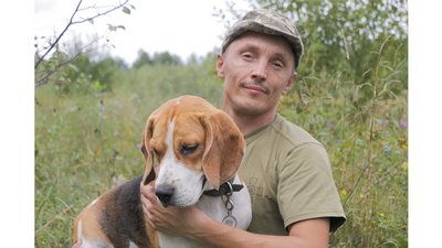 У теробороні на Рівненщині служить мисливська собака