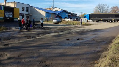 Ремонт дороги у Полтаві Ремонт дороги у Полтаві