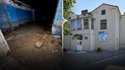Ремонт підвалу у Чернівецькому центрі національних кульур «Роша»