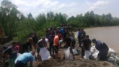 Укріплення дабми у Банилові витримало паводки Укріплення дабми у Банилові витримало паводки