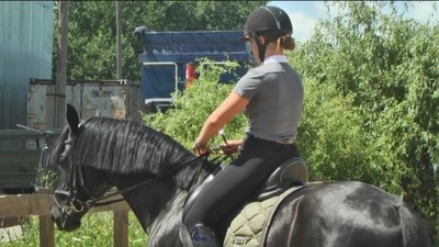 Вінничанка готується до регіональних змагань із кінного спорту