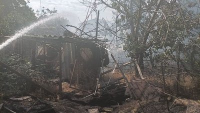 В Оріхові та Степногірську стались пожежі внаслідок обстрілів армії РФ