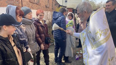 "Молимо про перемогу": як на Харківщині відсвяткували Великдень