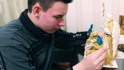 Створив патріотичну скульптуру з пластиліну – 15-річний сумчанин Олексій Мар'єта Створив патріотичну скульптуру з пластиліну – 15-річний сумчанин Олексій Мар'єта
