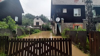 10 дворогосподарств та 4 підвали підтопило на Закарпатті внаслідок негоди 10 дворогосподарств та 4 підвали підтопило на Закарпатті внаслідок негоди
