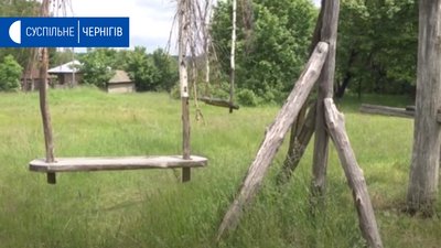До Трійці жителі Коропщини будують дерев’яні гойдалки за старовинною традицією