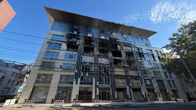 удар по середмістю Дніпра, РФ цілить по міськраді, бізнес-центр, який атакували двічі