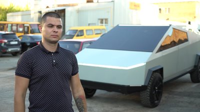 Автор копії електричного пікапа Tesla Ілля Крамер Автор копії електричного пікапа Tesla Ілля Крамер