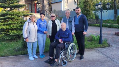Андрій Пашковський лікується в одному з реабілітаційних центрів Львівщини Андрій Пашковський лікується в одному з реабілітаційних центрів Львівщини