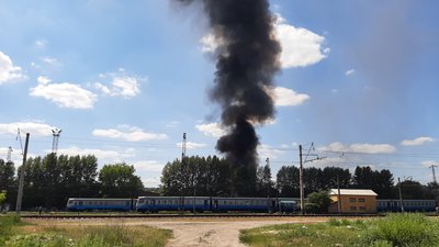 У Харкові сталася пожежа на заводі "Електромашина": фото У Харкові сталася пожежа на заводі "Електромашина": фото