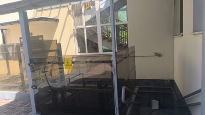 Укриття в одному з дитсадків Пересипського району Одеси, де проводили ремонтні роботи