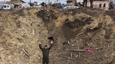 Село Битиця на Сумщині після бомбардувань російськими військовими. Фото Село Битиця на Сумщині після бомбардувань російськими військовими. Фото