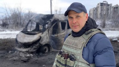 Авдіївка, Владислав Маховський, волонтер під обстрілом, поранення волонтера