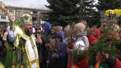 Провів богослужіння та освятив вербу єпископ Хмельницький та Кам’янець-Подільський Павло. Провів богослужіння та освятив вербу єпископ Хмельницький та Кам’янець-Подільський Павло.