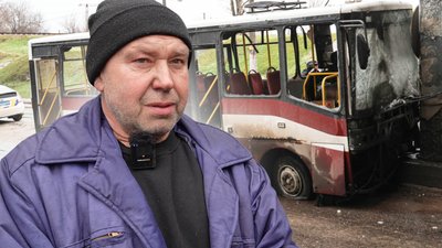 Херсон, обстріл, маршрутка, удари РФ