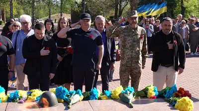 Відзначили День пам’яті та перемоги над нацизмом. Кропивницький, 8 травня 2026 року