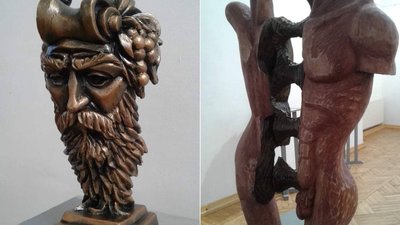 В Івано-Франківську відкрили виставку скульптур "Метаморфози" Ігоря Ткачівського В Івано-Франківську відкрили виставку скульптур "Метаморфози" Ігоря Ткачівського