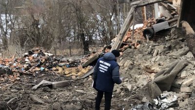Наслідки ракетного удару по Умані 26 грудня