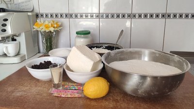 Інгредієнти для паски