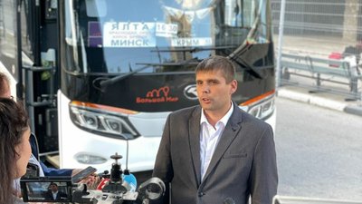 Окупанти відправляють перший рейсовий автобус з Ялти до Мінська